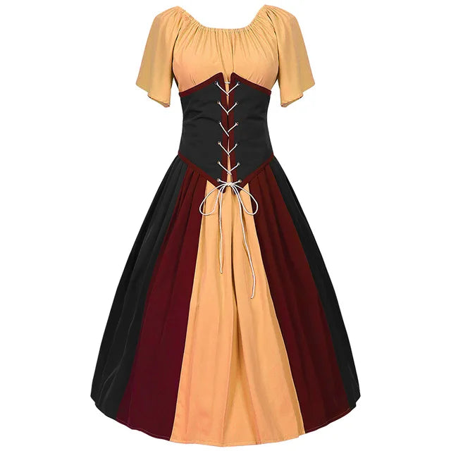 Variant image for Damenkleid Gotisch Lang Maxi Polyester-25