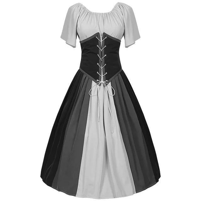 Variant image for Damenkleid Gotisch Lang Maxi Polyester-7