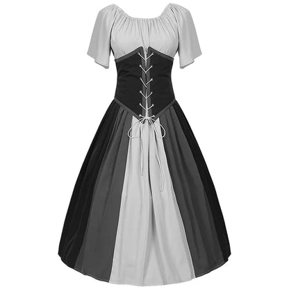 Variant image for Damenkleid Gotisch Lang Maxi Polyester-7