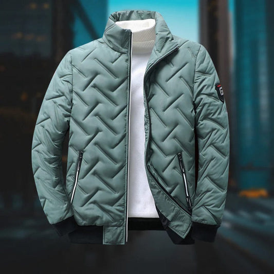 Herrenjacke, kurz, modernes Design, hochwertiger Stoff-1