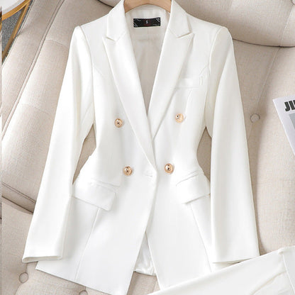 Damen Blazer und Hose Set Elegant Langlebiger Stoff-6