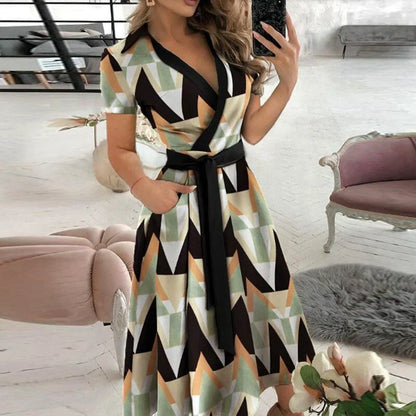 A-Linienkleid für Damen mit Taschen aus hochwertigem Stoff – Elegantes und funktionales Kleid für Alltag und Party 18