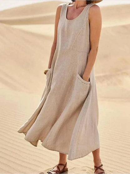 Schöne Damenkleider aus leichter Baumwolle und Leinen – Lässiges und elegantes Design für den Sommer 1
