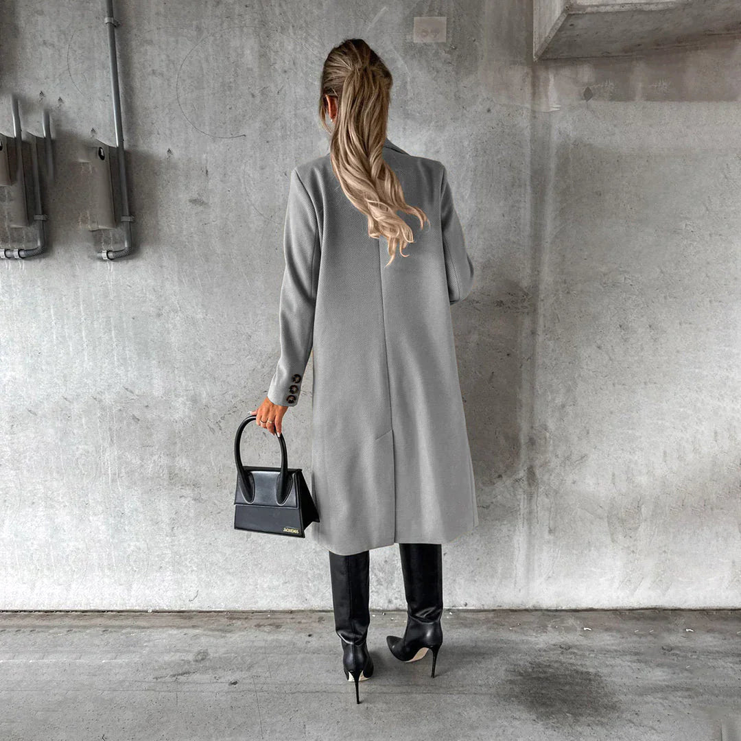 Damen Winterjacke Lang Modernes Design Hochwertige Synthetikfasern 3