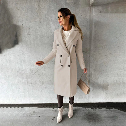 Damen Winterjacke Lang Modernes Design Hochwertige Synthetikfasern 6