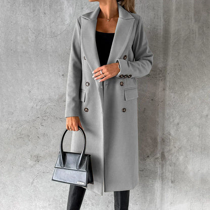 Damen Winterjacke Lang Modernes Design Hochwertige Synthetikfasern 9
