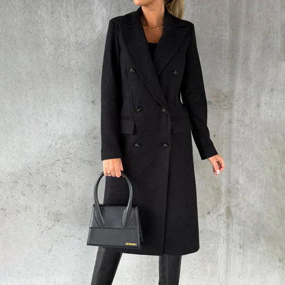 Damen Winterjacke Lang Modernes Design Hochwertige Synthetikfasern 10