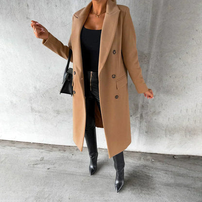 Damen Winterjacke Lang Modernes Design Hochwertige Synthetikfasern 12