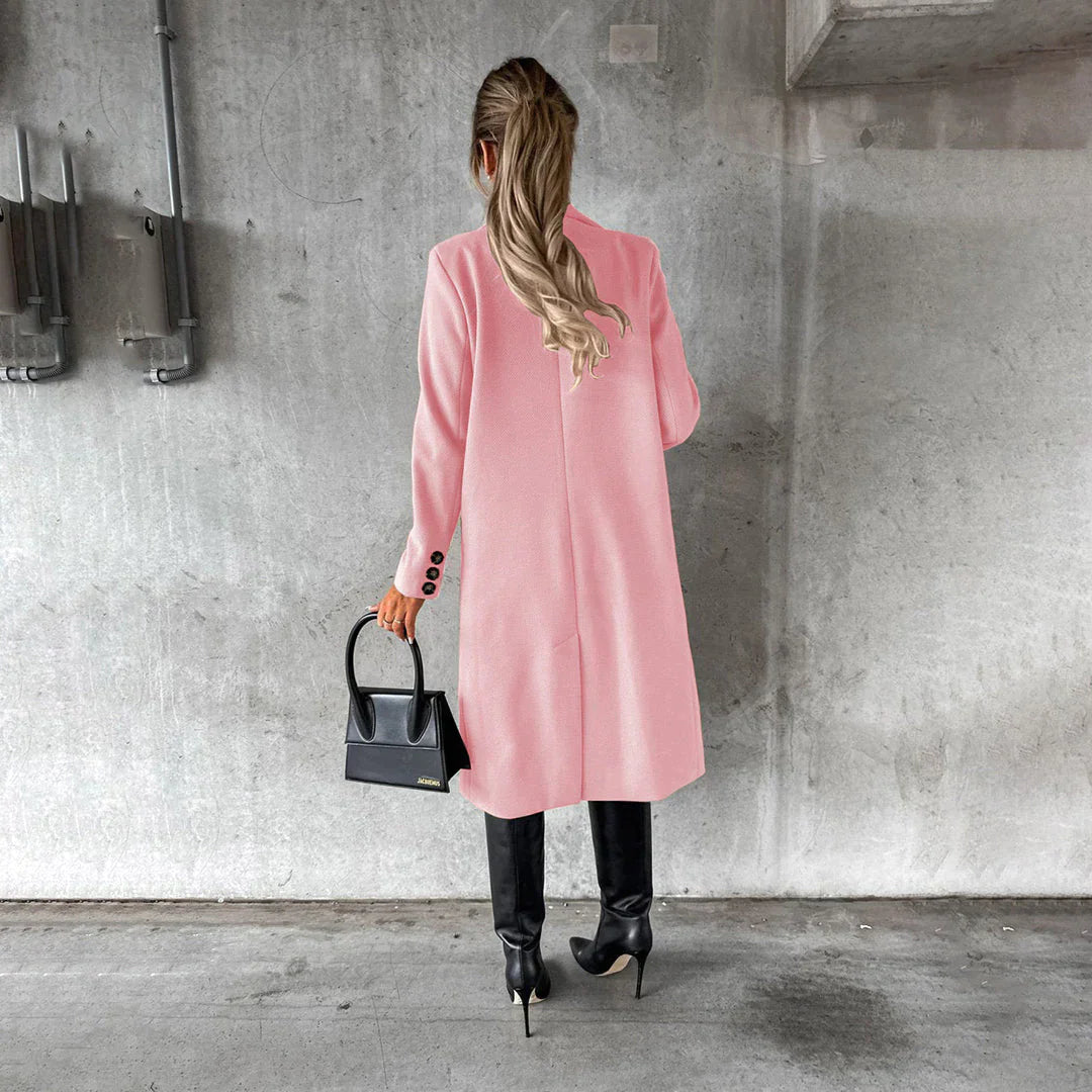 Damen Winterjacke Lang Modernes Design Hochwertige Synthetikfasern 2