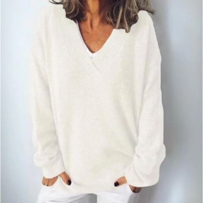 Damen-Strickpullover, warmes zeitloses Design, atmungsaktives Material-2