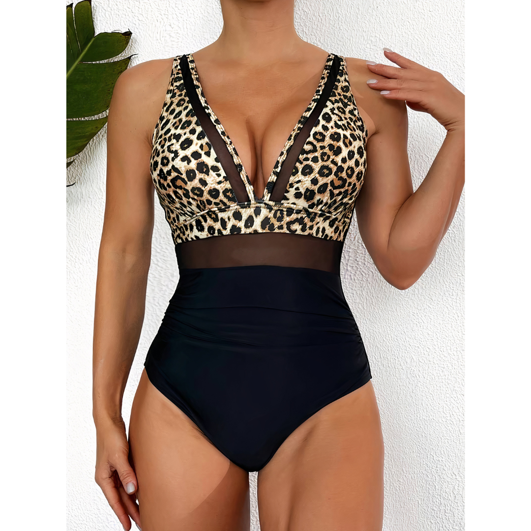 Variant image for Badeanzug Damen U-förmiger Ausschnitt Bequemes Nylon Spandex-6