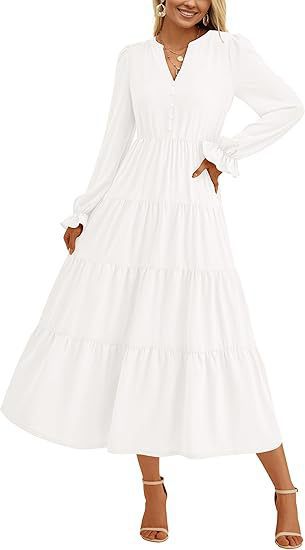 Variant image for Damen-Cocktailkleid, A-Linie, V-Ausschnitt, gerafftes Polyester-7