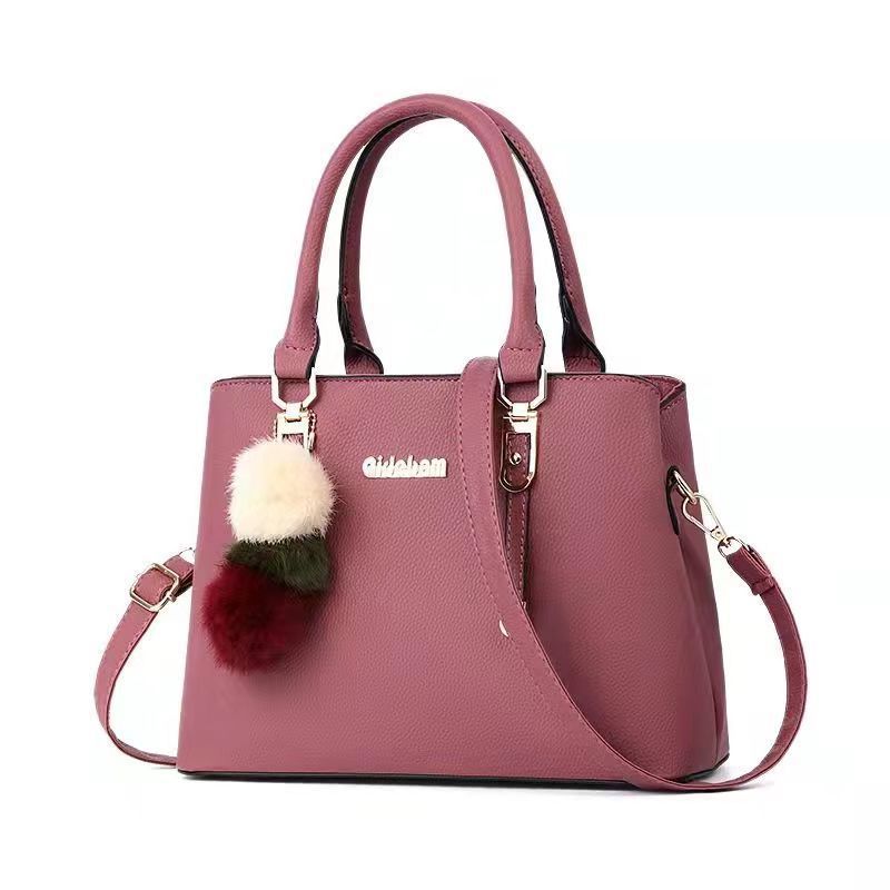 Damen Schultertasche Groß Schultertasche PU-Material mit verstellbaren Riemen-4