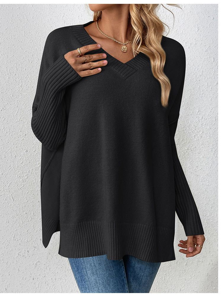 Variant image for Damen-Strickpullover, V-Ausschnitt, Acryl, langärmelig-5
