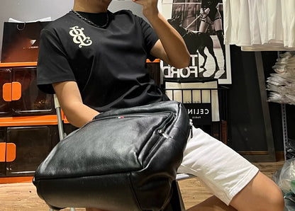 Herren-T-Shirt, klassischer Rundhals, Langfaserbaumwolle, Qualität-2