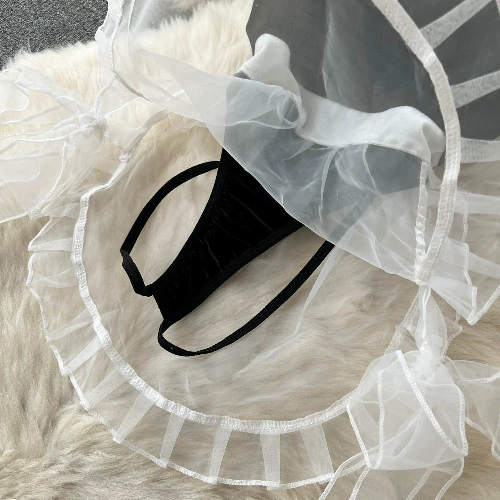 Damen-Kombi-Outfit, chinesischer Stil, Polyester, hohe Taille, leicht dehnbar 5