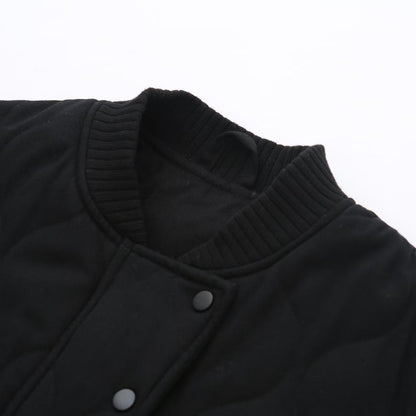 Damenjacke Pilotjacke Casual Baumwolle Polyester Lockere Passform-5