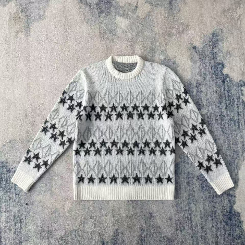 Damen-Strickpullover, rundhals Polyester, für Alltag-3