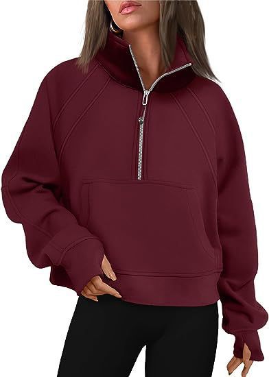 Variant image for Damen-Fleecepullover, kurz, Stehkragen, Slim Fit, Polyester-21
