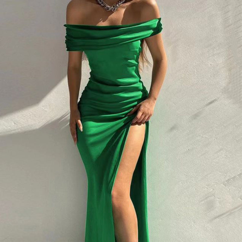 Variant image for Damen-Midirock, Off-Shoulder, A-Linie, Polyester, 3D-Effekt-7