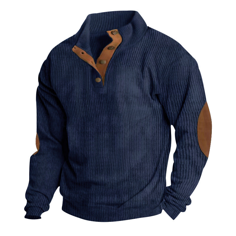 Damen-Pullover, Cord, lange Ärmel weich und bequem 7