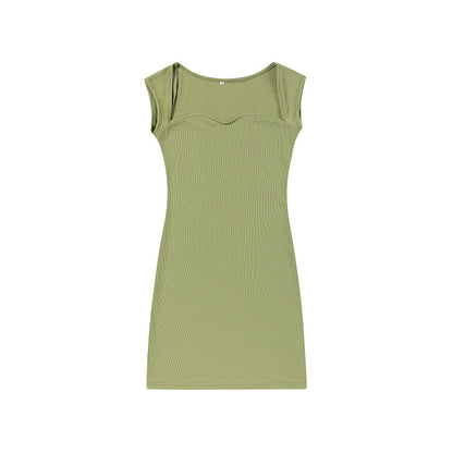 Variant image for Damen-Bodycon-Kleid, ärmellos, hohe Taille, Polyester-9