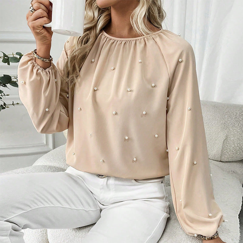 Damenbluse langärmelig, Polyester, klassische Passform-2