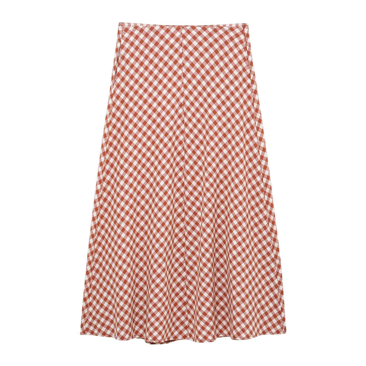 Damen-Spaghettiträger-Kleid, gerüschter Saum, Polyester-5
