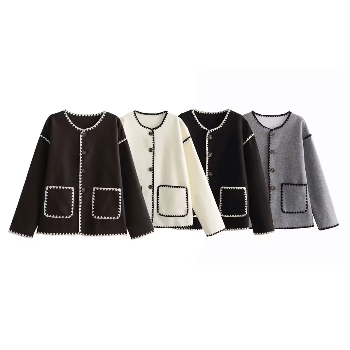 Damen-Rock, kurz, Fleece, mit Farbblock, Chenille-6
