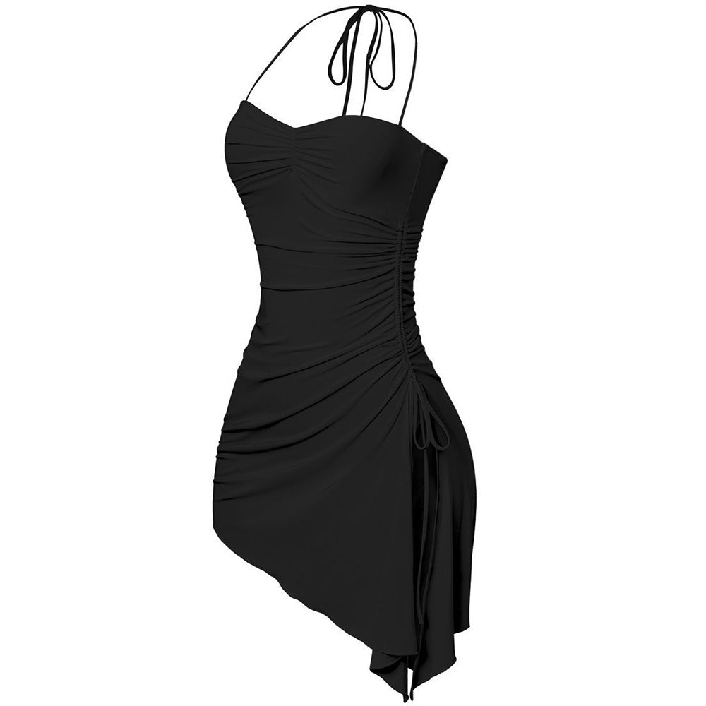 Damen-Bodycon-Rock geraffter Mini Stretch Material 2