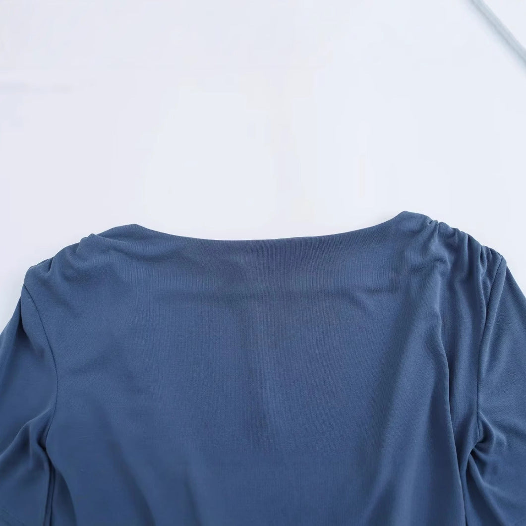 Damen-Bodysuit Langarm modernes Design elastisch 3