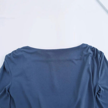 Damen-Bodysuit Langarm modernes Design elastisch 3