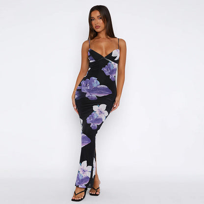 Damen-Kleid, geblümt, eleganter Schnitt, weicher elastischer Stoff 4