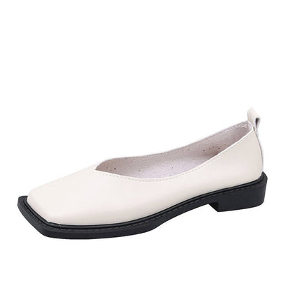 Schwarze Damen-Ballerinas mit spitzer Zehenpartie und rutschfester Gummisohle für eleganten Komfort 6