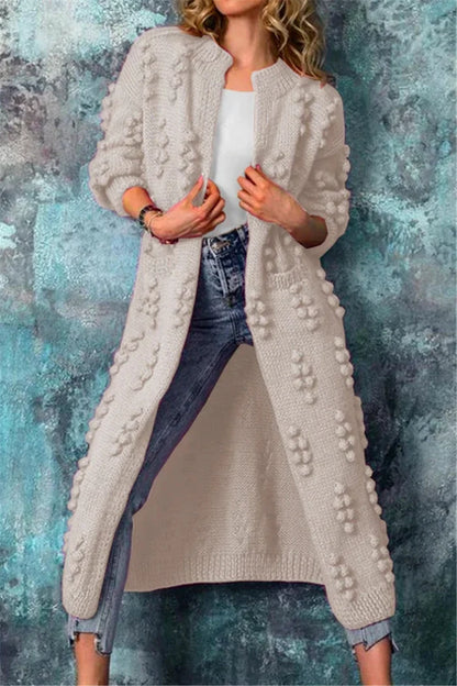 Variant image for Lange Strickjacke Damen Elegantes Wolle Vielseitig-36