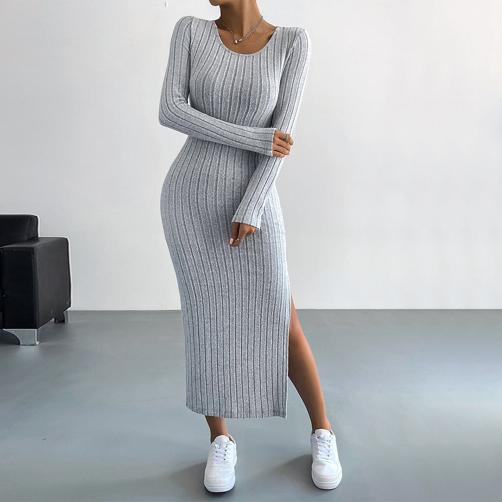 Variant image for Damen-Bodycon-Rock hohe Taille Polyester Midi Design-1