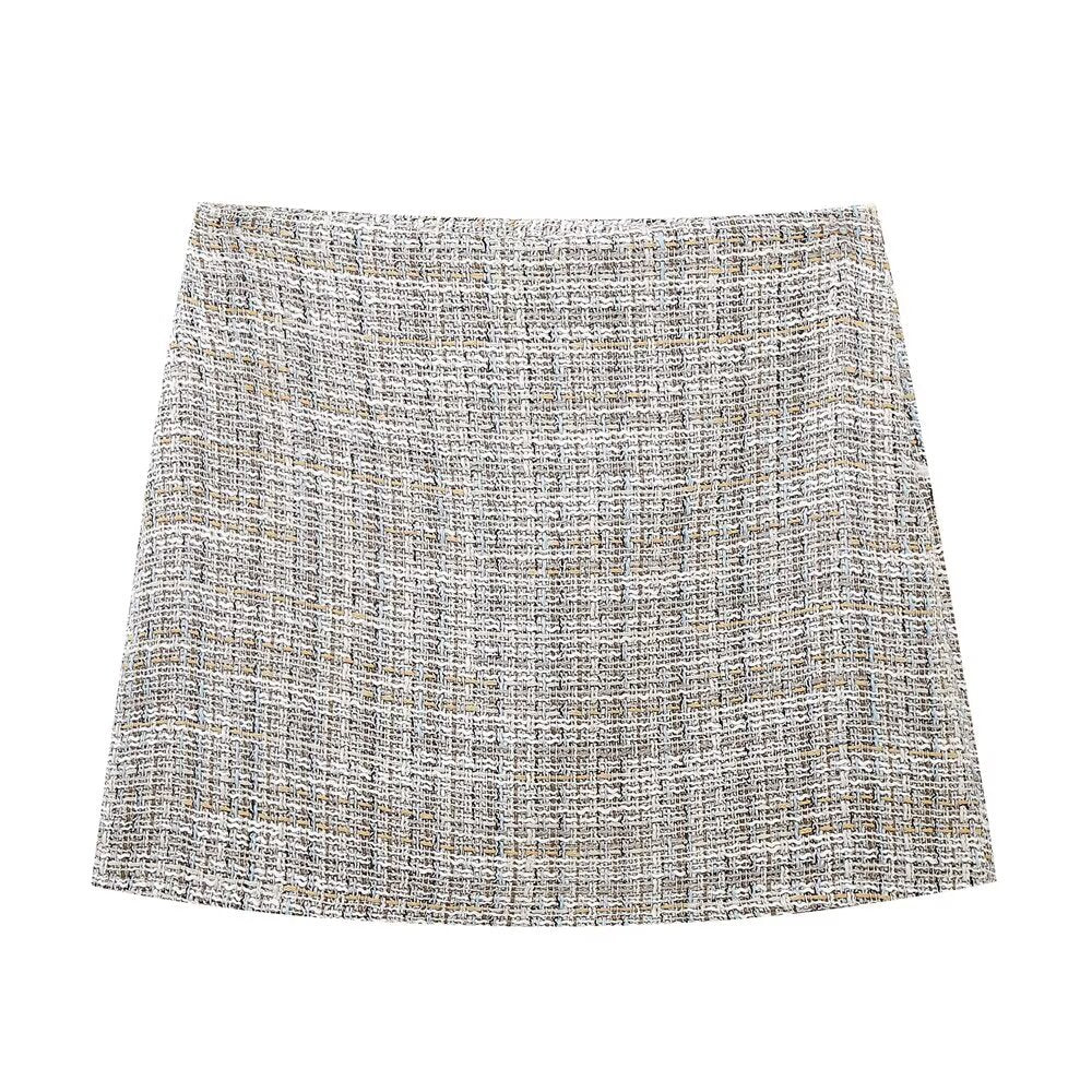 Schöne Damenkleider mit Knopfstruktur, eleganter Polyester-3