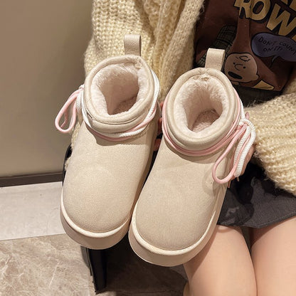 Damen-Mokassins mit Schnürung und weichem Synthetik-Obermaterial – bequeme und trendige Schuhe für den Alltag 4