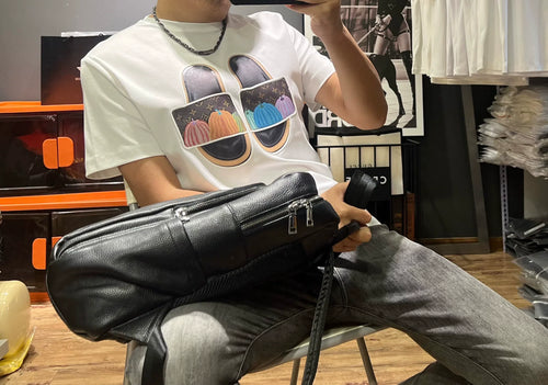 Herren-T-Shirt, Rundhals, 3D-Design, aus Qualität, Baumwolle-1