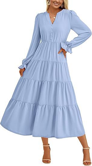 Variant image for Damen-Cocktailkleid, A-Linie, V-Ausschnitt, gerafftes Polyester-19