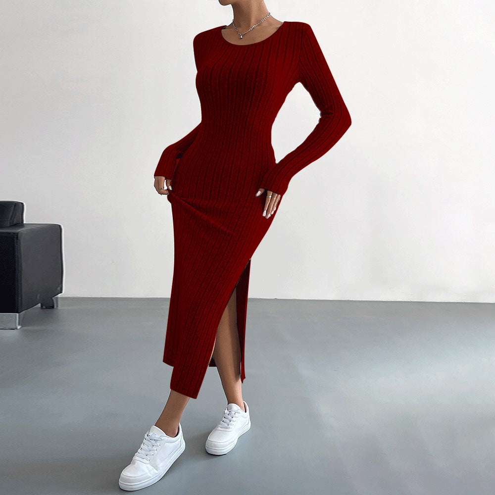 Variant image for Damen-Bodycon-Rock hohe Taille Polyester Midi Design-5