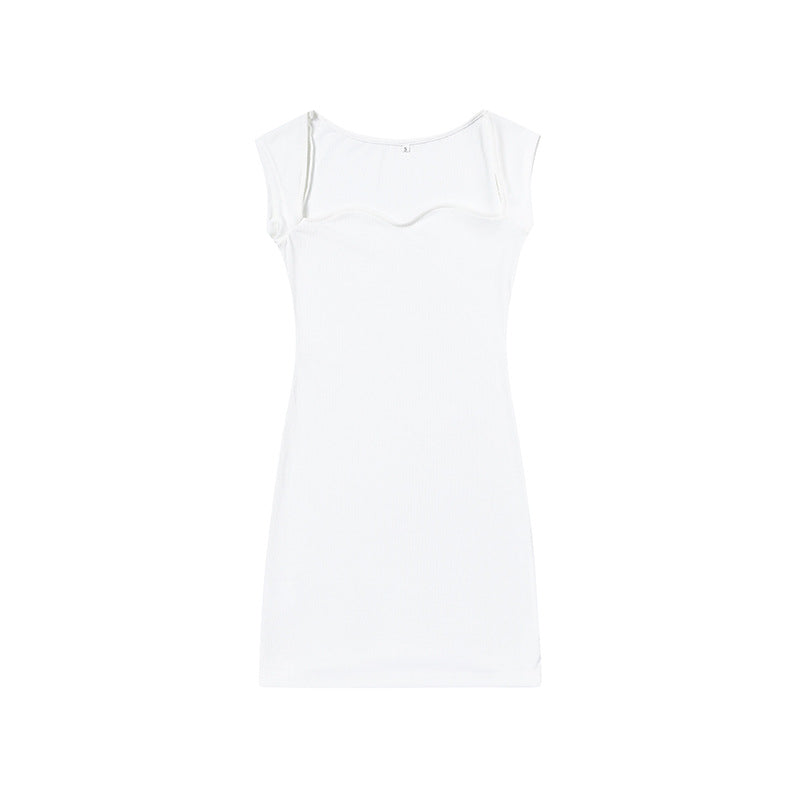 Variant image for Damen-Bodycon-Kleid, ärmellos, hohe Taille, Polyester-5