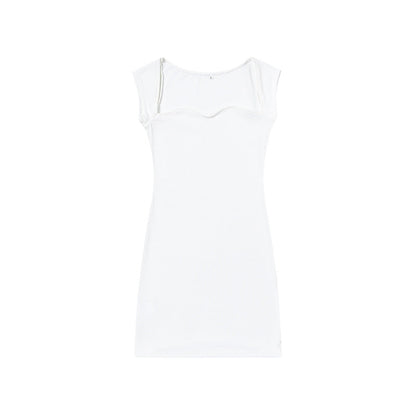 Variant image for Damen-Bodycon-Kleid, ärmellos, hohe Taille, Polyester-5