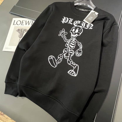 Herren-Sweatshirt mit Rundhalsausschnitt aus Fleece, 100% Baumwolle, ultra warm-2