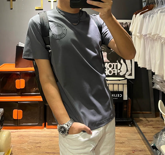 Damen-T-Shirt, Basic, Rundhalsausschnitt, 100 % Baumwolle, kurze Ärmel-1
