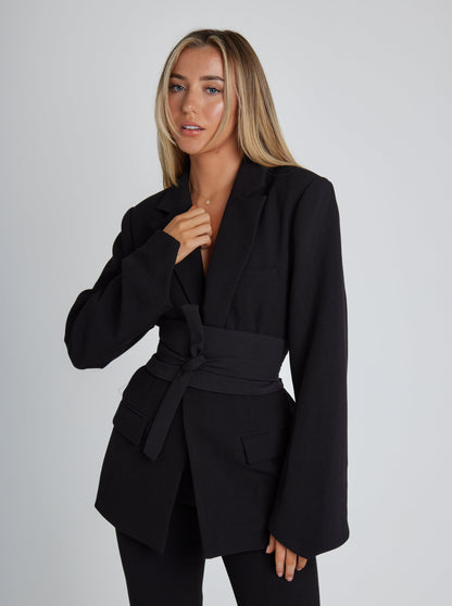 Damenblazer aus Polyester mit klassischem Stil und eleganter Passform – perfekt für Arbeit und Freizeit 6