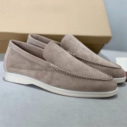 Herren-Loafer, Wildleder, elegantes Design, Lederfutter-1