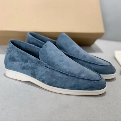 Herren-Loafer, Wildleder, elegantes Design, Lederfutter-5