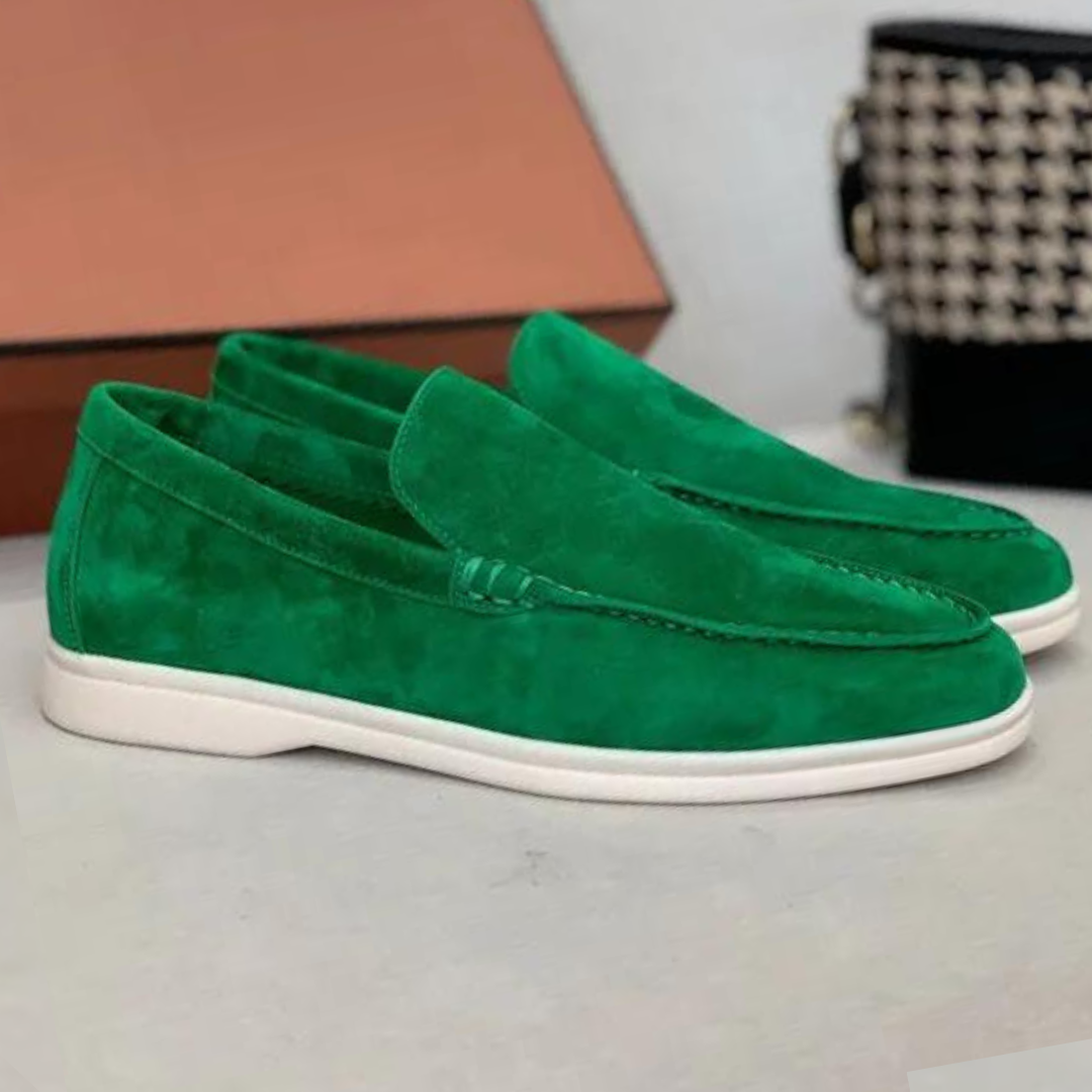 Herren-Loafer, Wildleder, elegantes Design, Lederfutter-2