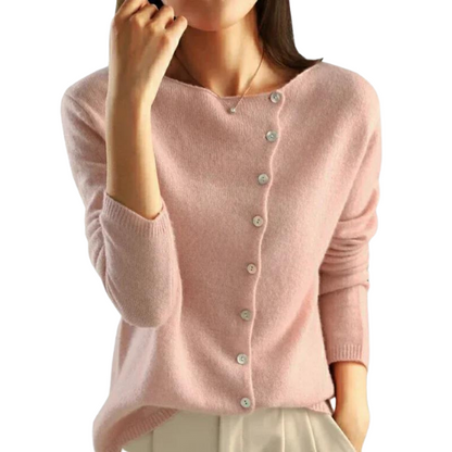 Damen-Strickpullover aus Polyester mit zeitlosem Stil – perfekte Passform für Herbst und Winter, einfarbiges Design 9
